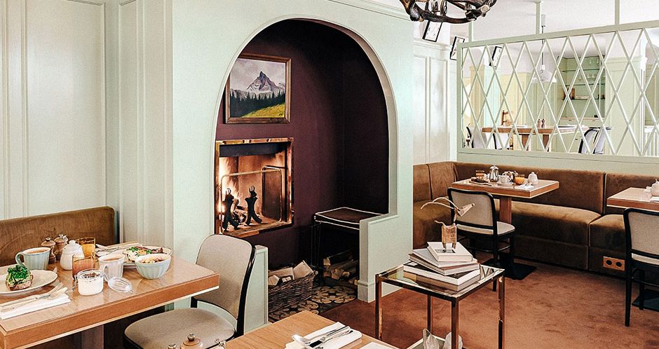 Wonderful on-site restaurant. Photo: Experimental Chalet - image_2